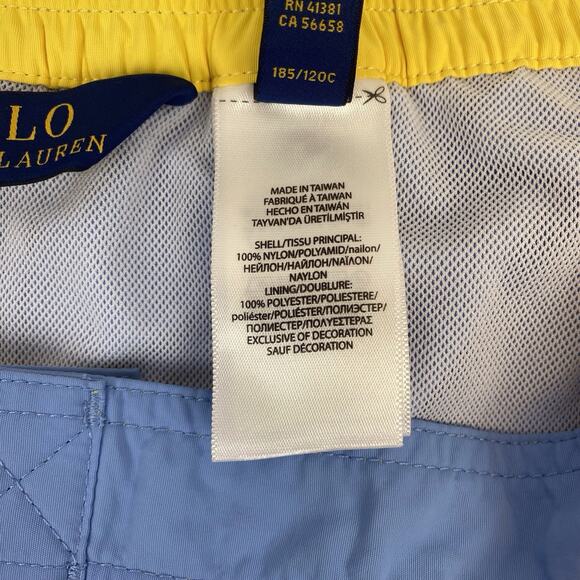 Polo Ralph Lauren Swim Trunks Light Blue Shorts Netted Size 4XB Big & Tall - Picture 3 of 14